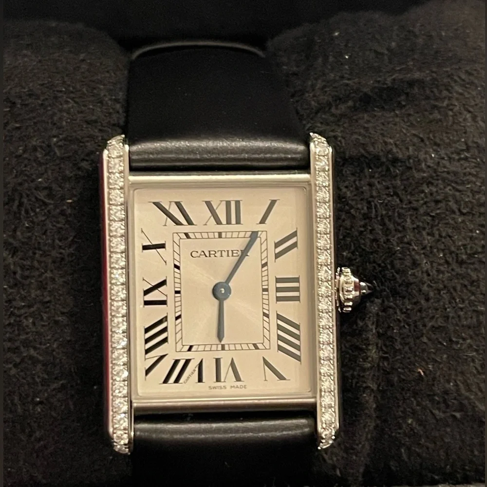 Cartier Must Watch with diamonds - Picture 1 of 8